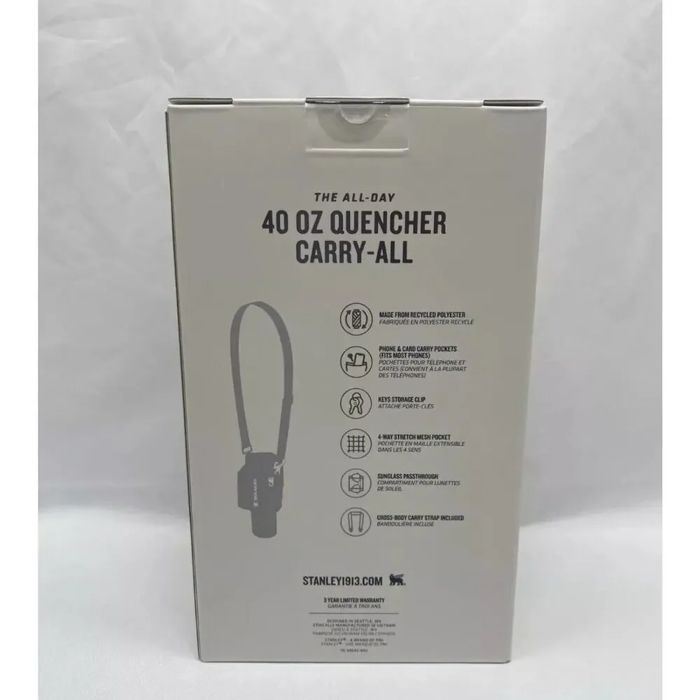 Stanley The All Day 40 oz Quencher Carry All Fuchsia Pink (No Cup) Brand New